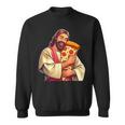 面白いイエスピザ愛好家クリスチャンユーモアtシャツ ピザジョーク スウェットシャツ