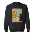面白いゴッホ ひまわり 猫 ミーム ゴッホ アート スウェットシャツ