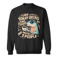 面白いトッケイヤモリの飼い主が爬虫類のトカゲを言う スウェットシャツ