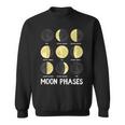 面白いムーンアート メンズ レディース キッズ ムーンフェイズ 宇宙科学 スウェットシャツ
