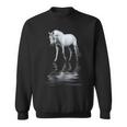 馬 動物 モチーフ アート 馬 スウェットシャツ