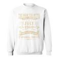65歳の誕生日プレゼント 男性神話 1960年7月 長袖tシャツ スウェットシャツ