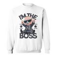 Baby Boss I'm The Boss レトロ Like A Boss キッズ スウェットシャツ