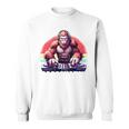 Bassquatch 音楽愛好家のためのサスカッチdjデザイン 長袖tシャツ スウェットシャツ