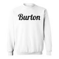 Burton バートン の名前を言うトップ スウェットシャツ