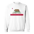 California Republic ノベルティ カリフォルニアベア カリフォルニアフラッグ スウェットシャツ