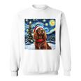 Cockerpanieltarry Night Christmasan Gogh Doganta Hat 長袖tシャツ スウェットシャツ