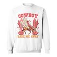 Cowboy Take Me Away ウエスタンバレンタインデー 長袖tシャツ スウェットシャツ