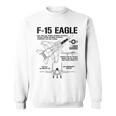 F-15 イーグル戦闘機 ジェット仕様 軍用飛行機 F15 イーグル スウェットシャツ