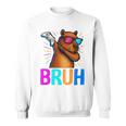 Capybara Gamer Meme Cool Gaming Humor Animal Lover 長袖tシャツ スウェットシャツ