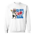 Raccoon 4Th Of July Patriotic Cute Red White And Feral Sweatshirt