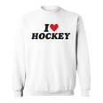 I Heart Hockey スウェットシャツ