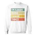 I'm Kawan Doing Kawan Things 面白い名言 長袖tシャツ スウェットシャツ