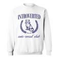 Introverted Antiocial Club 長袖tシャツ スウェットシャツ