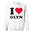 I Love Glyn スウェットシャツ
