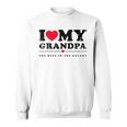 I Love My Grandpa I Heart My Grandpa スウェットシャツ