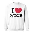 I Love Nice アイ・ラブ・ニース スウェットシャツ