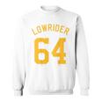 Lowrider 64 Jersey Number On The Back Classic Lowrider Car スウェットシャツ