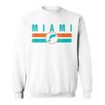 Mia マイアミ ローカルスタンダード Mia レトロ ドルフィン マイアミ Fl クラシック スウェットシャツ