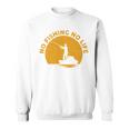 No Fishing No Life 釣り フィッシング ロゴ プリント 長袖tシャツ スウェットシャツ