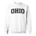 Ohio バーシティスタイル テキスト フラッグ スポーツ アスレチック ジャージスタイル スウェットシャツ
