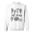 Pot Head 観葉植物 庭師 面白い 観葉植物 スウェットシャツ