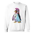 Punkuin 面白い パンクロック パンクロック ペンギン 長袖tシャツ スウェットシャツ