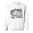 Reel Cool Dad Fishing Papa Father's Day Fisherman Fish Sweatshirt