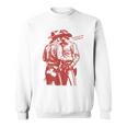 Retro Saddle Up Cowboy Gay Trans Rights Lgbt Pride Sweatshirt