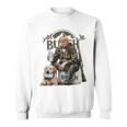 Retro Trump Hunting Deer Drinking Beer Hunting On Back Sweatshirt