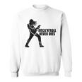 Rock 'N' Roll Never Dies ギタープレーヤー スウェットシャツ