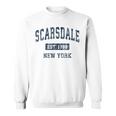 Scarsdale New York Ny ビンテージスポーツデザイン ネイビー スウェットシャツ
