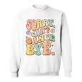 Sorry Can't Dance Bye シャツ キュート ダンス グルービー ヒッピーフラワー スウェットシャツ
