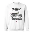 Sr500 ブラック クラシックバイク モーターサイクリスト オートバイ スウェットシャツ