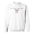 Stars Stripes And Equal Rights Bow Coquette Women's Rights Sweatshirt
