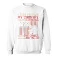 I Take Pride In My Country Itand For The Flag 裏面 スウェットシャツ