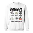 Things I Do Mypare Time 馬 面白い 乗馬 メンズ レディース スウェットシャツ