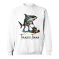 Tralalero Tralala Brain Red hark Meme 長袖tシャツ スウェットシャツ