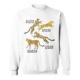 Type Of Cheetahs Breeds Collection、チータープリント、ビッグキャット スウェットシャツ