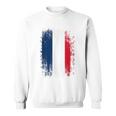 Vintage France Distressed Flag Illustration Graphic s スウェットシャツ