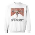 Vintage Western Bull Skull Raised On 90'S Country Music Sweatshirt