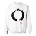 Zen Calligraphy Buddhist Enso Circle スウェットシャツ