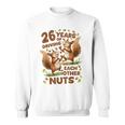 お互いの運転26年 ナッツ26周年 結婚26周年 スウェットシャツ