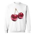 さくらんぼ フルーツ モチーフ イラスト さくらんぼ スウェットシャツ