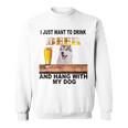 ただビール飲みたい&吊るしw おれのシベリアンハスキー スウェットシャツ