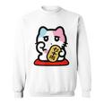 びーえするるる【Bsテレ東公式】まねきねこイラストtシャツ（10色） スウェットシャツ