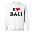 アイラブバリハートバリバケーション スウェットシャツ