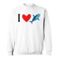 アイ・ラブ・シャークス スウェットシャツ