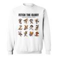 アスリート犬たちの挑戦 – Fetch The Glory スウェットシャツ