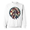 アメリカンイーグル チーフ インディアン ヘッドドレス ネイティブイーグル 長袖tシャツ スウェットシャツ